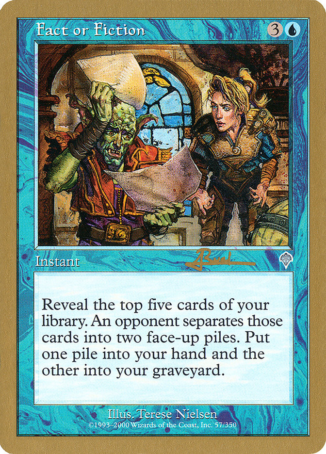 Fact or Fiction (Antoine Ruel) [World Championship Decks 2001] | Gamers Paradise