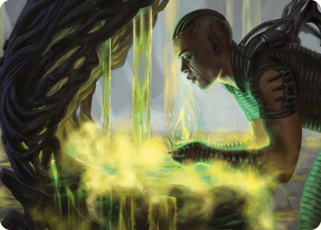 Necrogen Communion Art Card [Phyrexia: All Will Be One Art Series] | Gamers Paradise