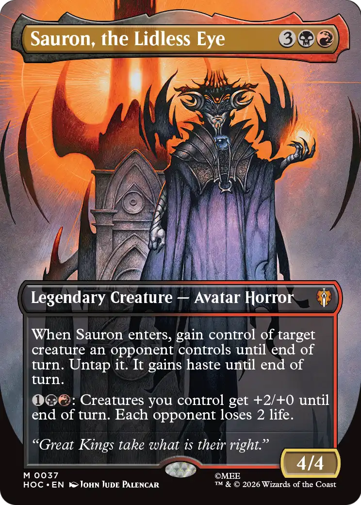 Sauron, the Lidless Eye (Borderless) [The Hobbit: Eternal-Legal] | Gamers Paradise