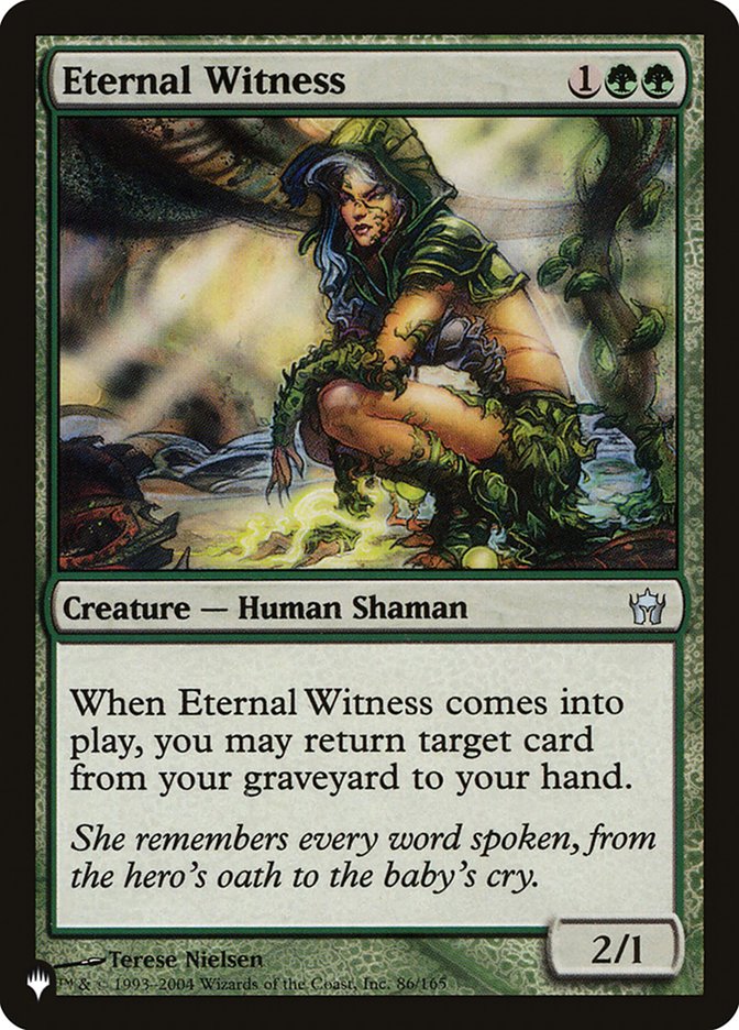 Eternal Witness [The List] | Gamers Paradise