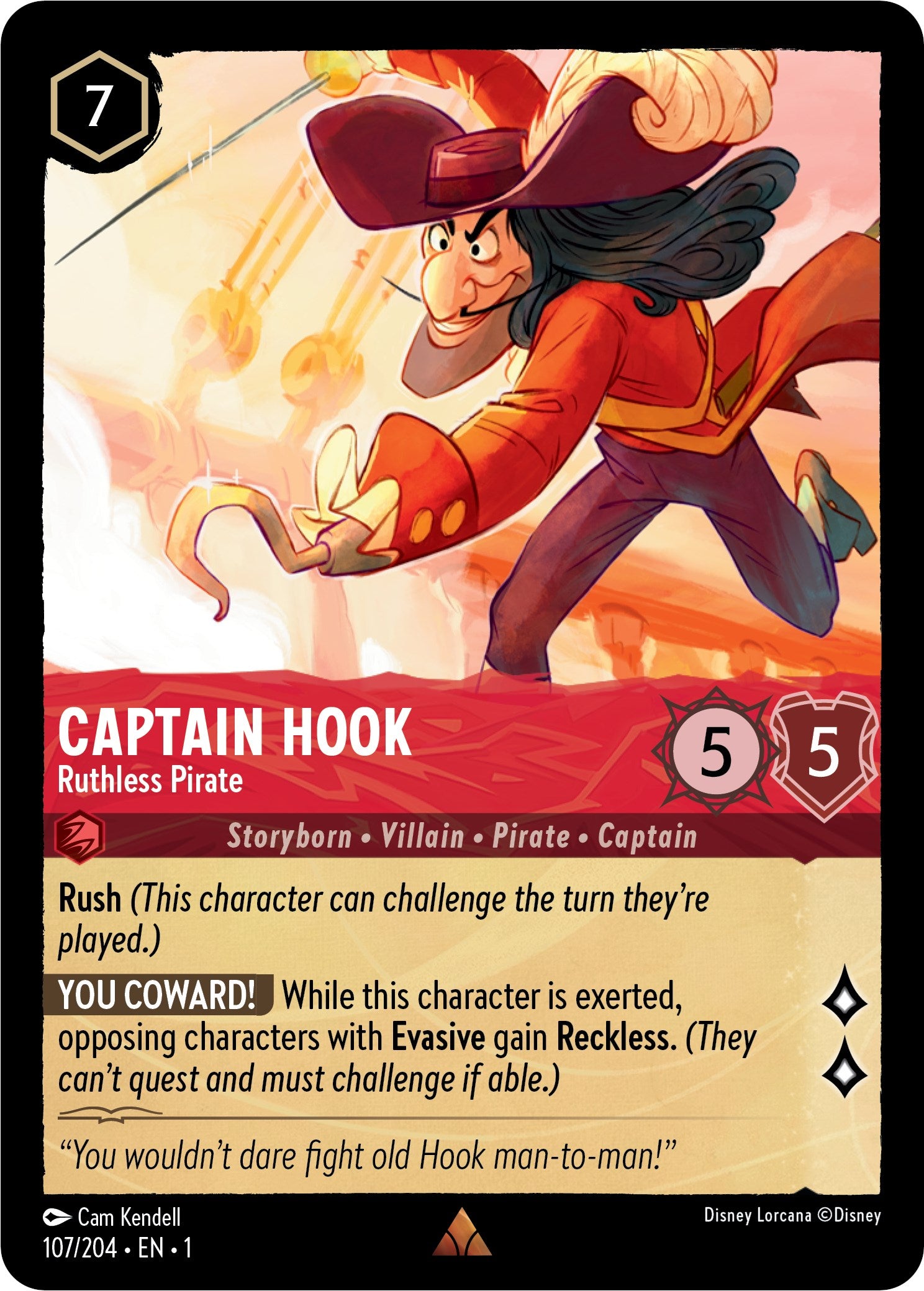 Captain Hook - Ruthless Pirate (107/204) [The First Chapter] | Gamers Paradise