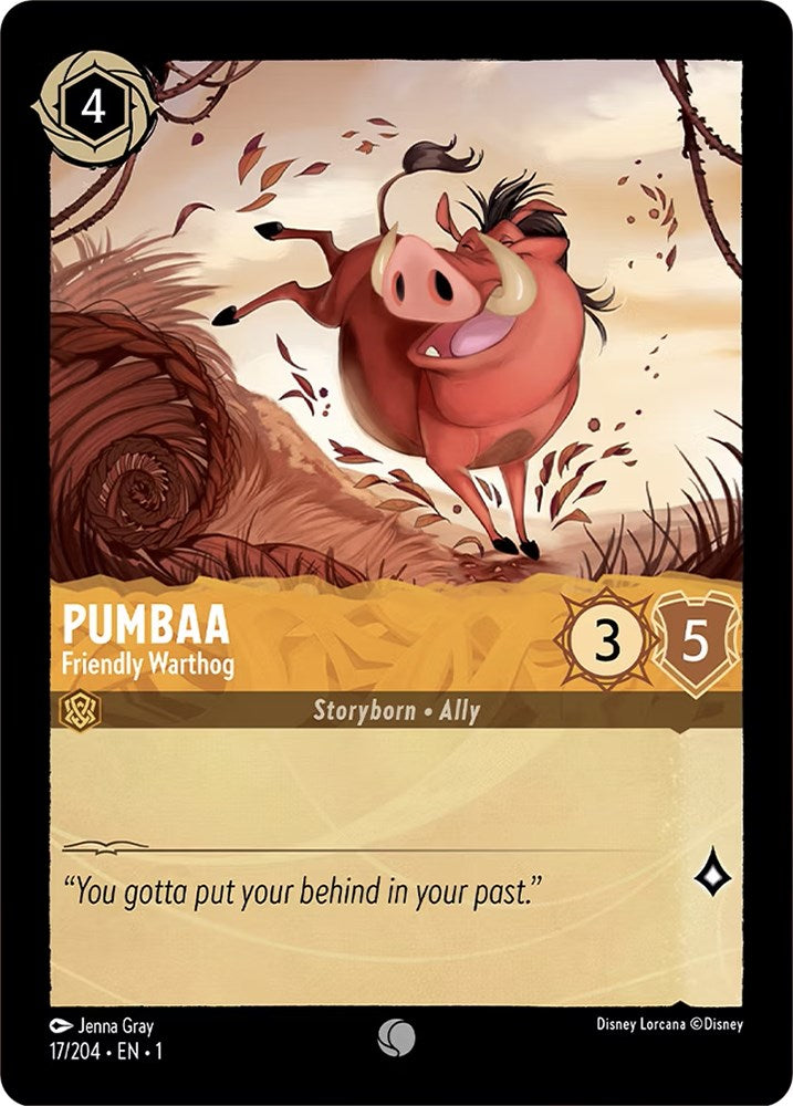 Pumbaa - Friendly Warthog (17/204) [The First Chapter] | Gamers Paradise