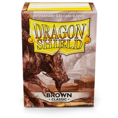 Dragon Shield: Standard 100ct Sleeves - Brown (Classic) | Gamers Paradise
