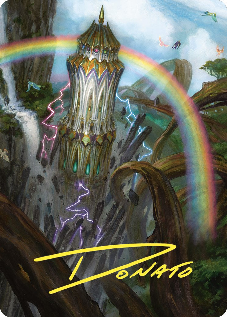 Command Tower Art Card (Gold-Stamped Signature) [Commander Masters Art Series] | Gamers Paradise