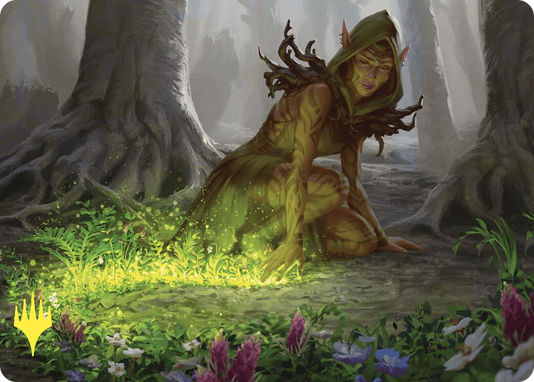 Skyshroud Claim Art Card (Gold-Stamped) [Commander Masters Art Series] | Gamers Paradise