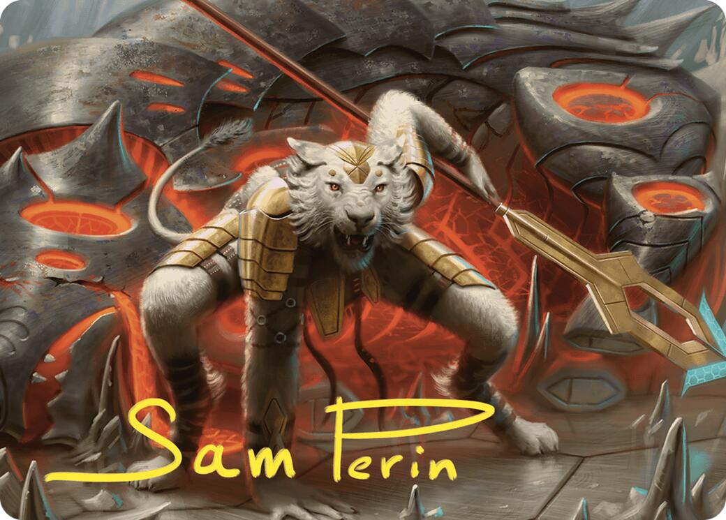 Sunspear Shikari Art Card (Gold-Stamped Signature) [Commander Masters Art Series] | Gamers Paradise