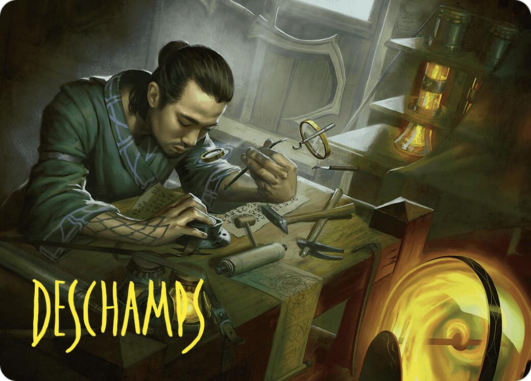Renowned Weaponsmith Art Card (Gold-Stamped Signature) [Commander Masters Art Series] | Gamers Paradise