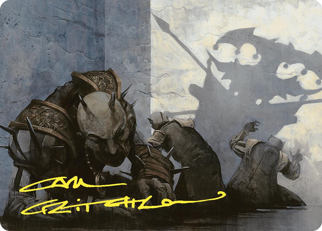 Decree of Pain Art Card (Gold-Stamped Signature) [Commander Masters Art Series] | Gamers Paradise