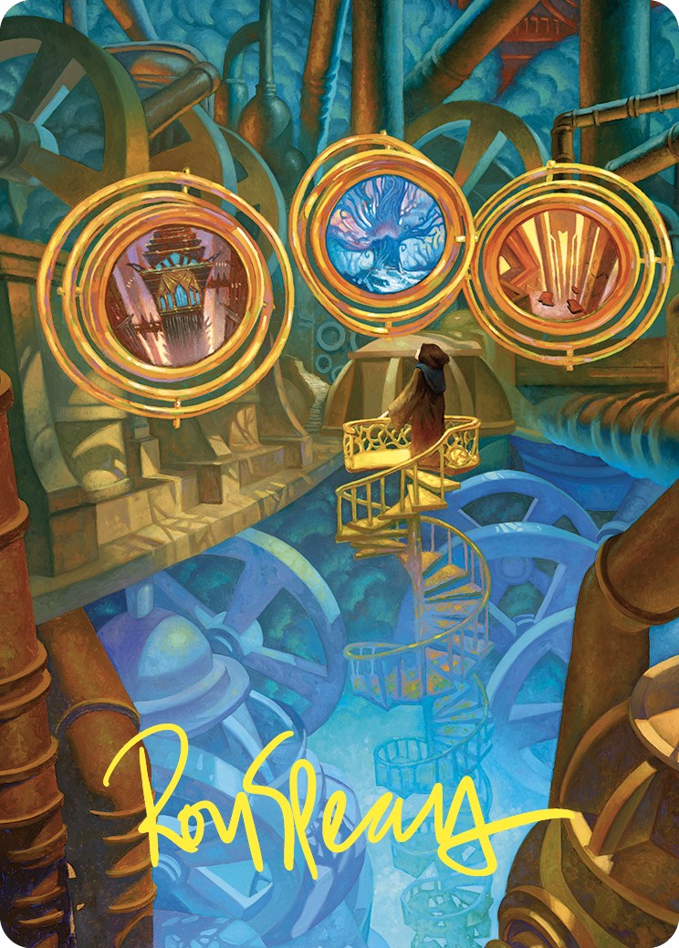 Extraplanar Lens Art Card (Gold-Stamped Signature) [Commander Masters Art Series] | Gamers Paradise