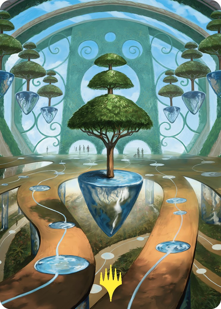 Rejuvenating Springs Art Card (Gold-Stamped) [Commander Masters Art Series] | Gamers Paradise