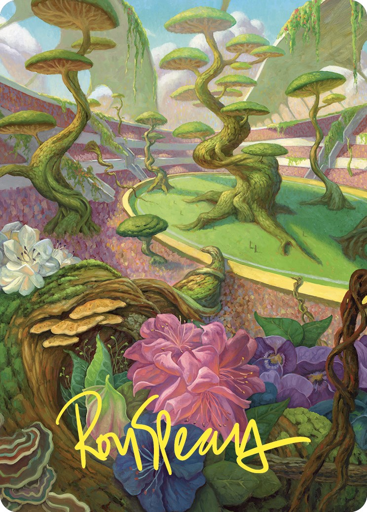 Undergrowth Stadium Art Card (Gold-Stamped Signature) [Commander Masters Art Series] | Gamers Paradise