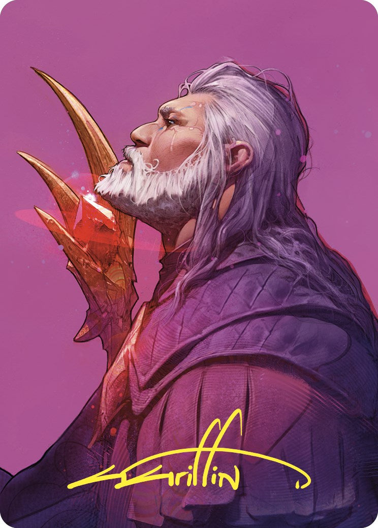 Urza, Lord High Artificer Art Card (Gold-Stamped Signature) [Commander Masters Art Series] | Gamers Paradise