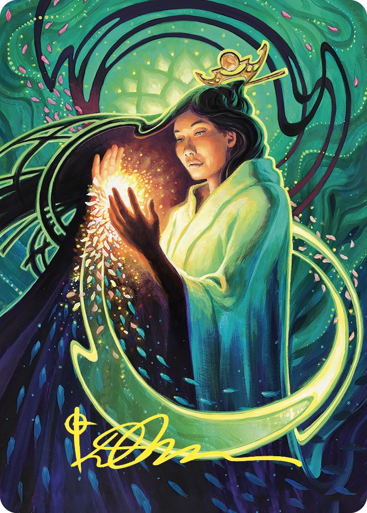 Obscuring Haze Art Card (Gold-Stamped Signature) [Commander Masters Art Series] | Gamers Paradise