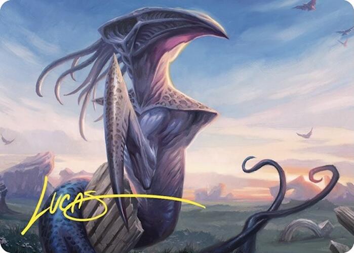 Sentinel Sliver Art Card (Gold-Stamped Signature) [Commander Masters Art Series] | Gamers Paradise