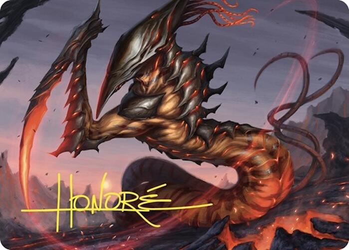Blade Sliver Art Card (Gold-Stamped Signature) [Commander Masters Art Series] | Gamers Paradise