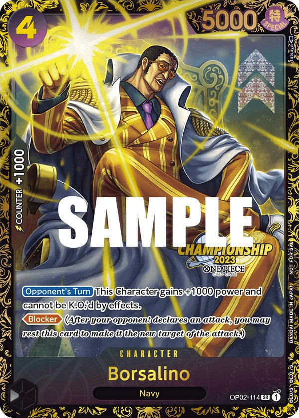 Borsalino (Championship 2023) [One Piece Promotion Cards] | Gamers Paradise