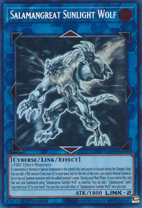 Salamangreat Sunlight Wolf [LD10-EN000] Ghost Rare | Gamers Paradise