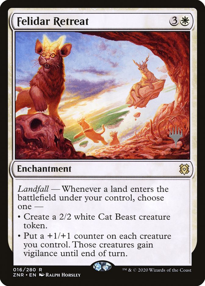 Felidar Retreat (Promo Pack) [Zendikar Rising Promos] | Gamers Paradise