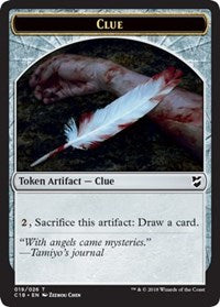Clue // Construct (021) Double-Sided Token [Commander 2018 Tokens] | Gamers Paradise