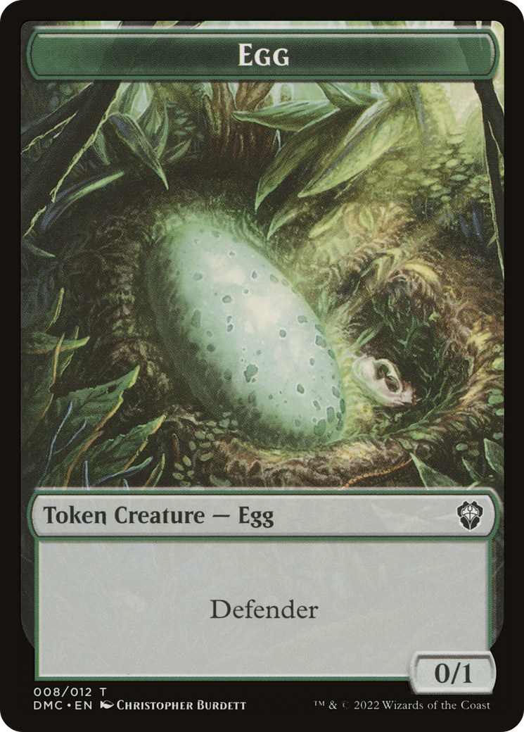 Treasure // Egg Double-Sided Token [Secret Lair Drop Series] | Gamers Paradise