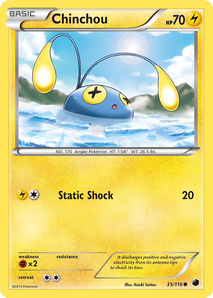 Chinchou (35/116) [Black & White: Plasma Freeze] | Gamers Paradise