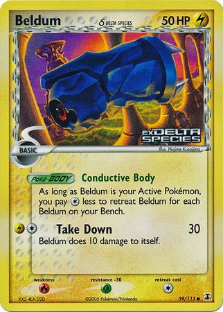 Beldum (59/113) (Delta Species) (Stamped) [EX: Delta Species] | Gamers Paradise