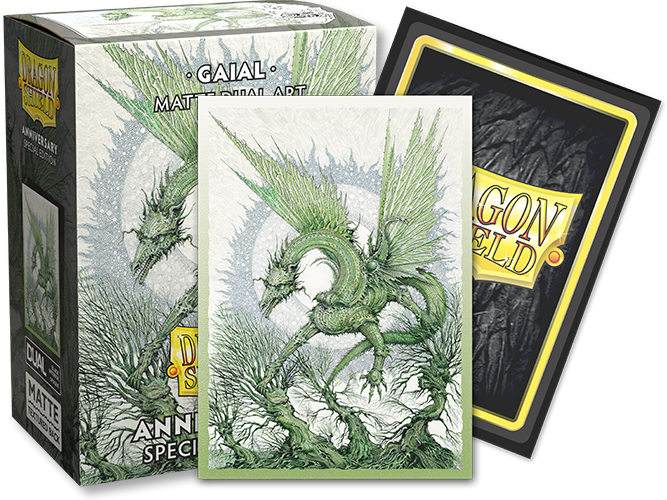 Dragon Shield: Standard 100ct Sleeves - Special Anniversary - Gaial (Dual Matte) | Gamers Paradise