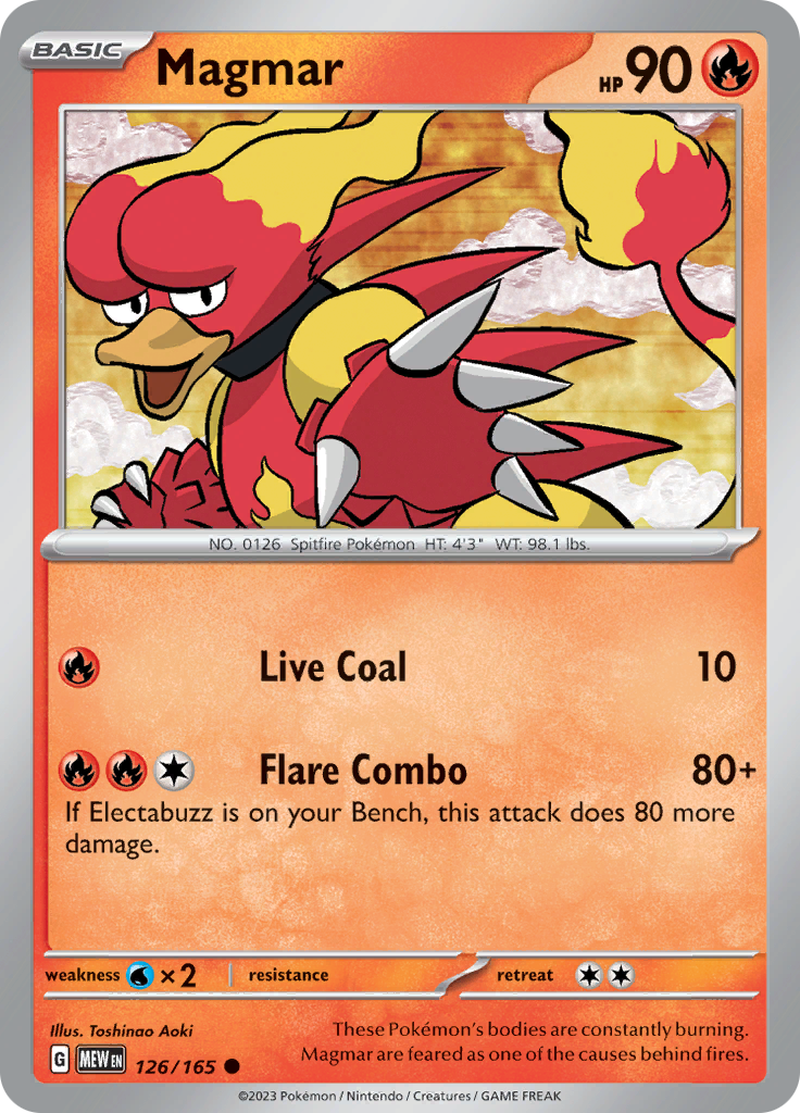 Magmar (126/165) [Scarlet & Violet: 151] | Gamers Paradise