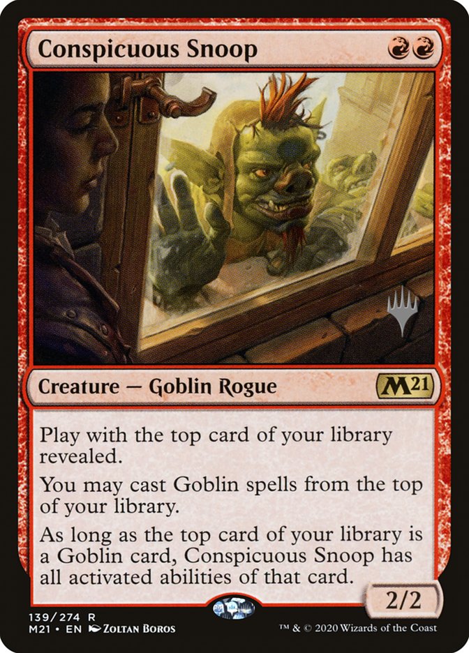 Conspicuous Snoop (Promo Pack) [Core Set 2021 Promos] | Gamers Paradise