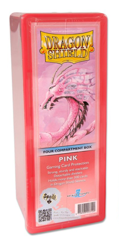 Dragon Shield: Four-Compartment Deck Box - Pink | Gamers Paradise