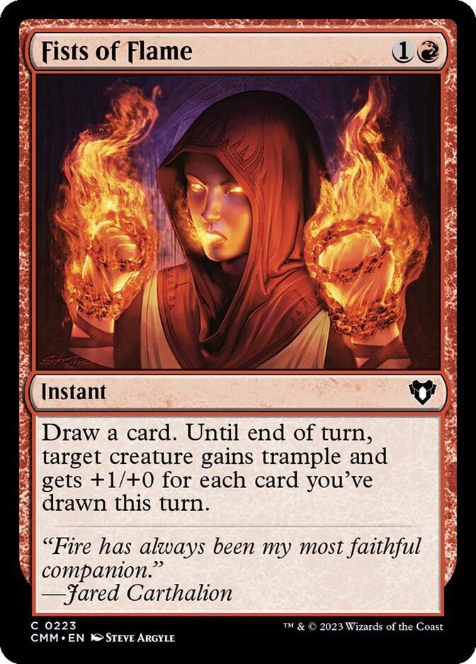 Fists of Flame [Commander Masters] | Gamers Paradise