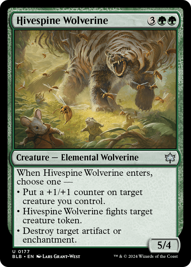 Hivespine Wolverine [Bloomburrow] | Gamers Paradise