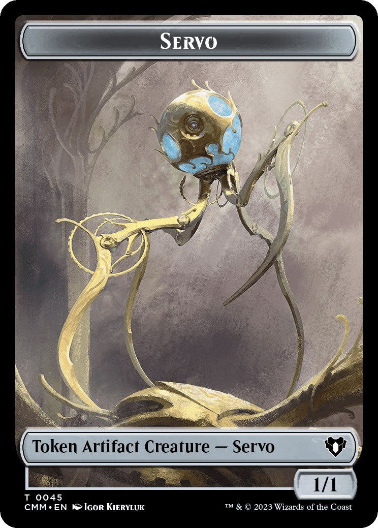 Servo // Ogre Double-Sided Token [Commander Masters Tokens] | Gamers Paradise