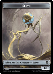 Servo // Thrull Double-Sided Token [Commander Masters Tokens] | Gamers Paradise