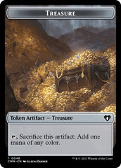 Treasure // Stoneforged Blade Double-Sided Token [Commander Masters Tokens] | Gamers Paradise