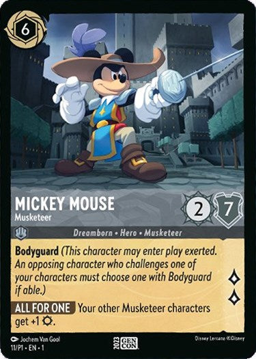 Mickey Mouse - Musketeer (GenCon 2023) (11/P1) [Promo Cards] | Gamers Paradise