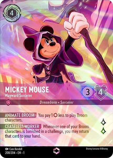 Mickey Mouse - Wayward Sorcerer (Enchanted) (208/204) [The First Chapter] | Gamers Paradise