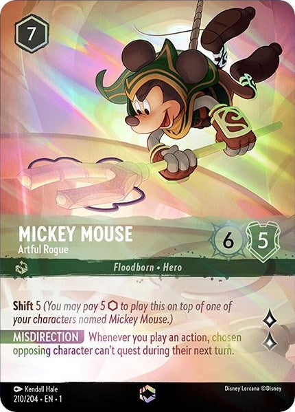 Mickey Mouse - Artful Rogue (Enchanted) (210/204) [The First Chapter] | Gamers Paradise