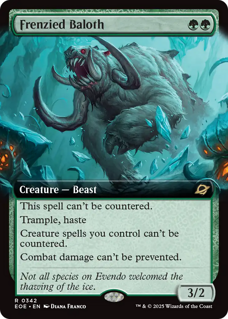 Frenzied Baloth (Extended Art) [Edge of Eternities] | Gamers Paradise