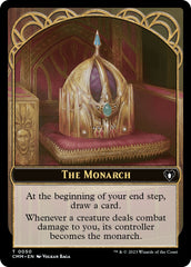 The Monarch // Elf Druid Double-Sided Token [Commander Masters Tokens] | Gamers Paradise
