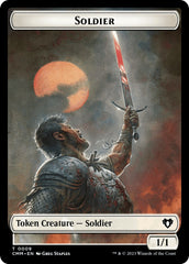Soldier // Dragon (0020) Double-Sided Token [Commander Masters Tokens] | Gamers Paradise