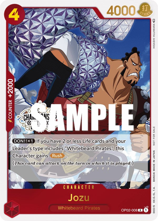 Jozu (Store Championship Participation Pack Vol. 2) [One Piece Promotion Cards] | Gamers Paradise