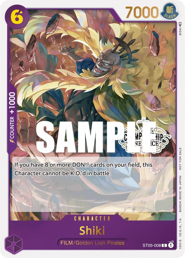 Shiki (Store Championship Participation Pack Vol. 2) [One Piece Promotion Cards] | Gamers Paradise