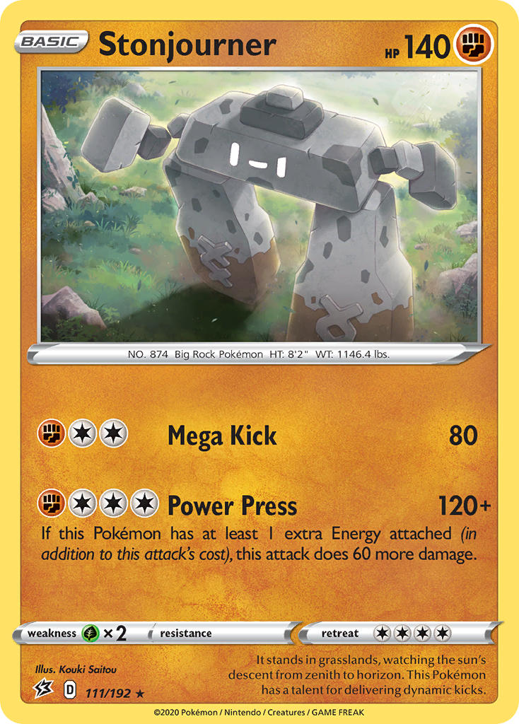 Stonjourner (111/192) (Theme Deck Exclusive) [Sword & Shield: Rebel Clash] | Gamers Paradise
