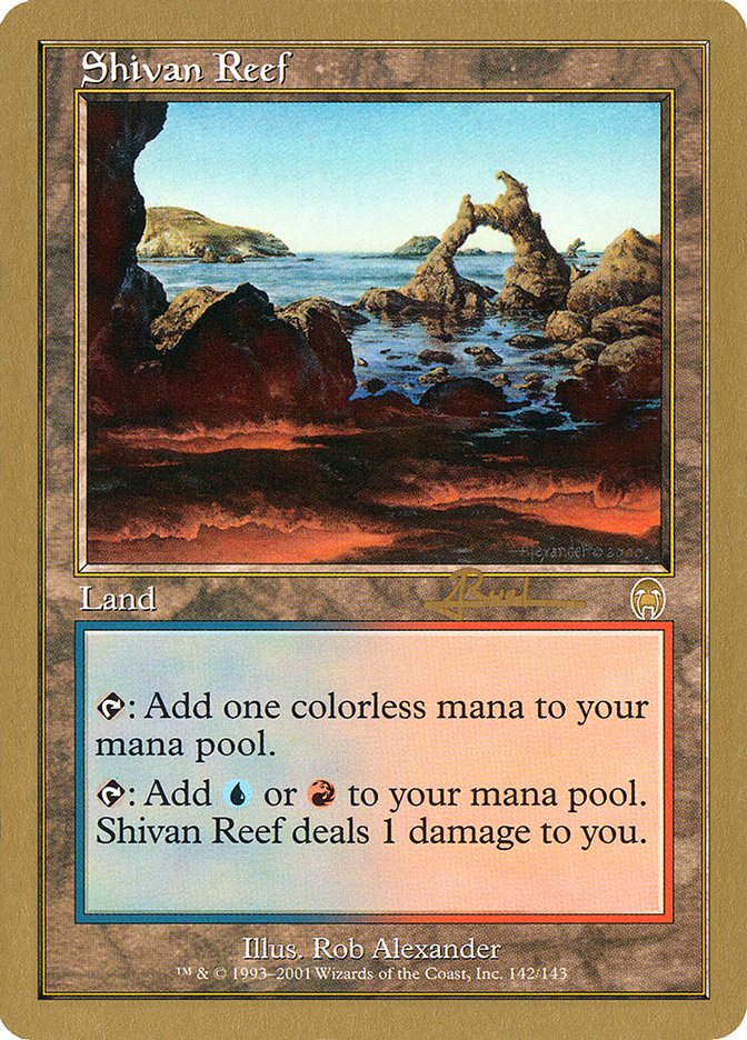 Shivan Reef (Antoine Ruel) [World Championship Decks 2001] | Gamers Paradise