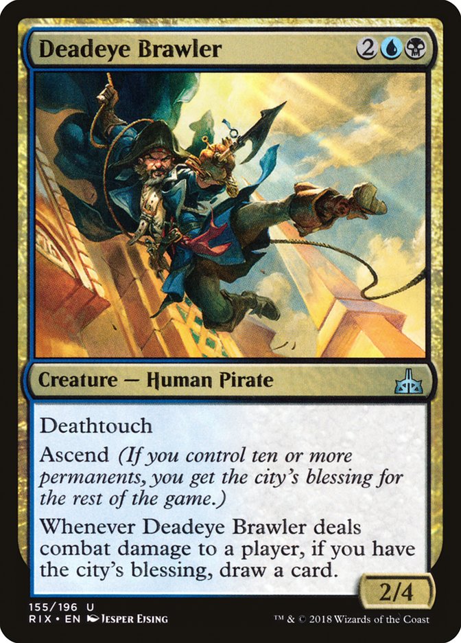 Deadeye Brawler [Rivals of Ixalan] | Gamers Paradise