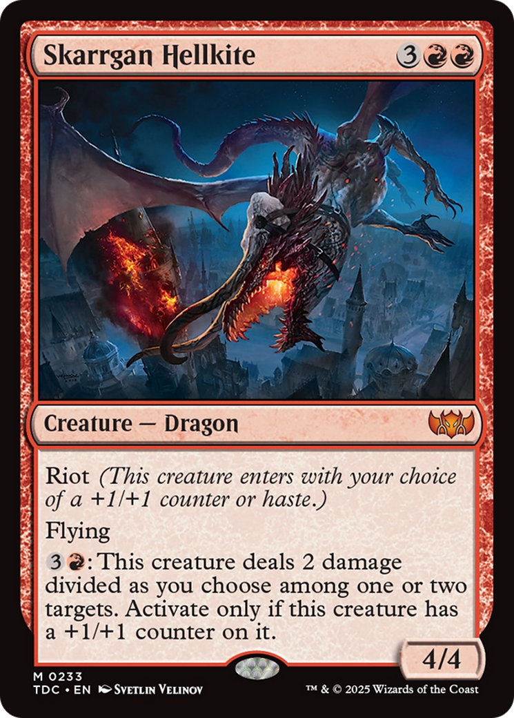 Skarrgan Hellkite [Tarkir: Dragonstorm Commander] | Gamers Paradise