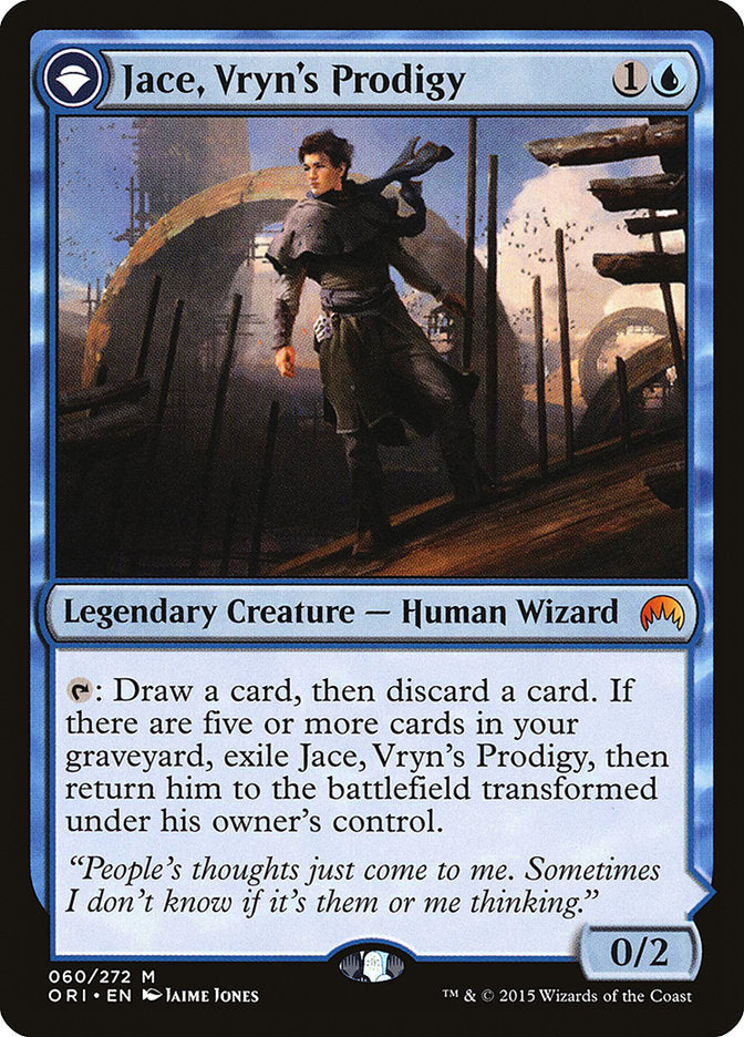 Jace, Vryn's Prodigy // Jace, Telepath Unbound [Magic Origins] | Gamers Paradise