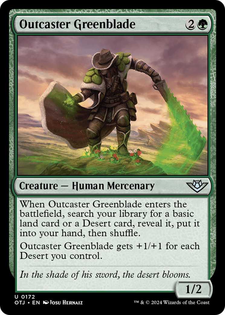Outcaster Greenblade [Outlaws of Thunder Junction] | Gamers Paradise