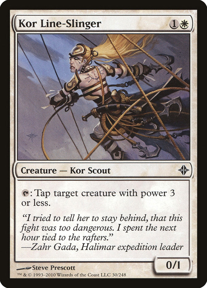 Kor Line-Slinger [Rise of the Eldrazi] | Gamers Paradise